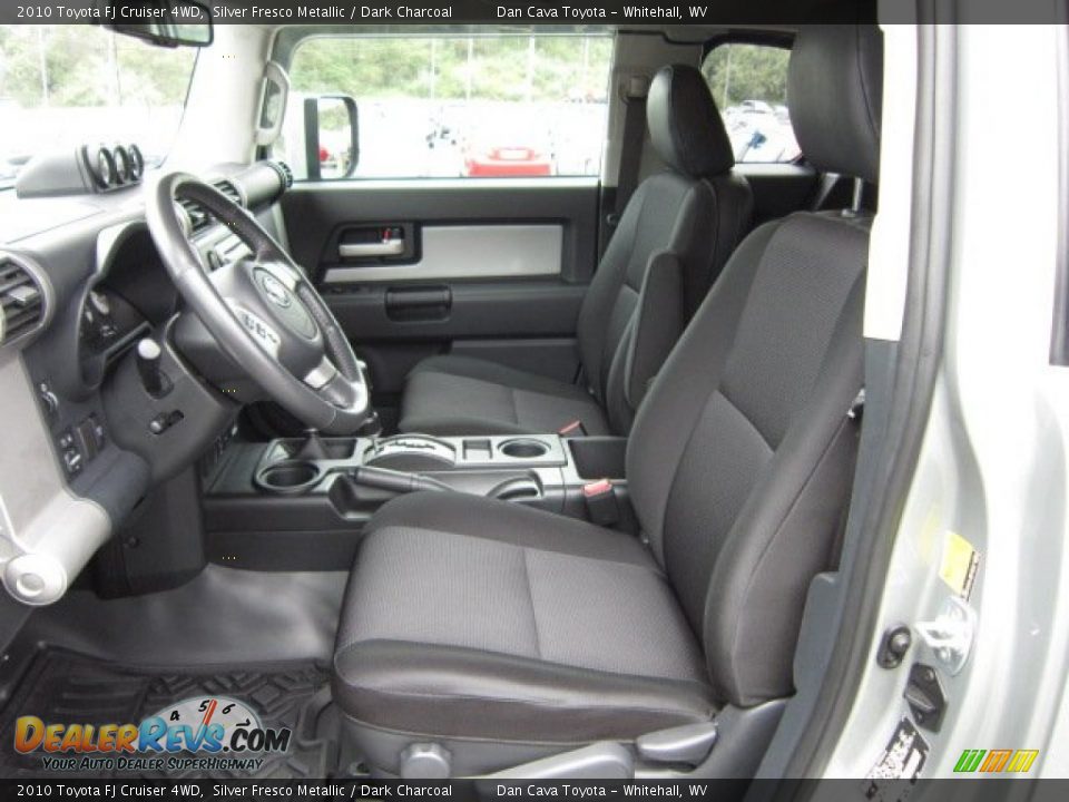 2010 Toyota FJ Cruiser 4WD Silver Fresco Metallic / Dark Charcoal Photo #10