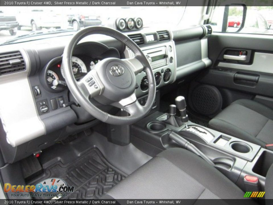 2010 Toyota FJ Cruiser 4WD Silver Fresco Metallic / Dark Charcoal Photo #11