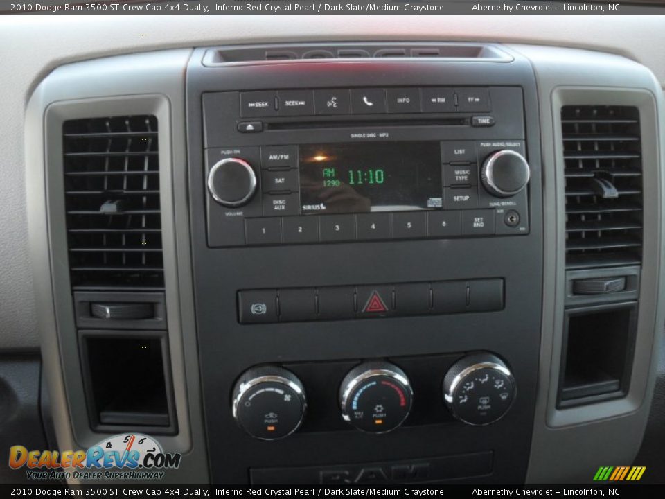 2010 Dodge Ram 3500 ST Crew Cab 4x4 Dually Inferno Red Crystal Pearl / Dark Slate/Medium Graystone Photo #11