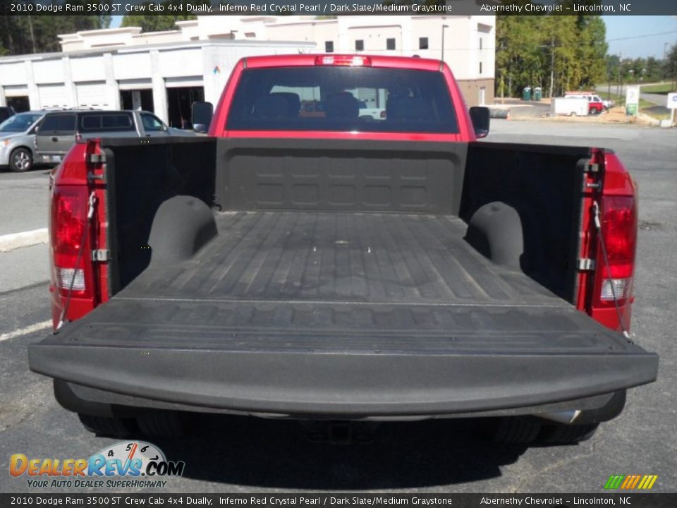 2010 Dodge Ram 3500 ST Crew Cab 4x4 Dually Inferno Red Crystal Pearl / Dark Slate/Medium Graystone Photo #17