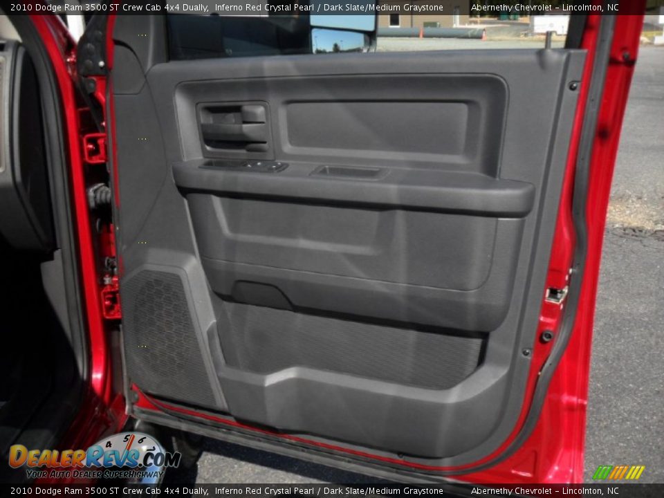 2010 Dodge Ram 3500 ST Crew Cab 4x4 Dually Inferno Red Crystal Pearl / Dark Slate/Medium Graystone Photo #21