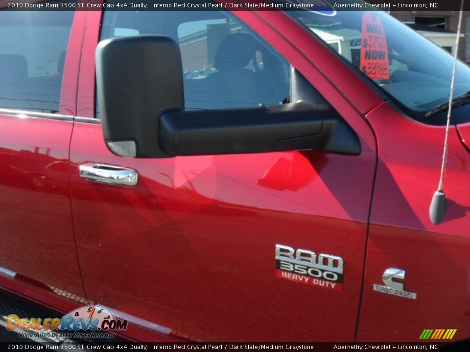 2010 Dodge Ram 3500 ST Crew Cab 4x4 Dually Inferno Red Crystal Pearl / Dark Slate/Medium Graystone Photo #22