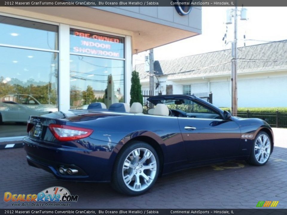 2012 Maserati GranTurismo Convertible GranCabrio Blu Oceano (Blue Metallic) / Sabbia Photo #2