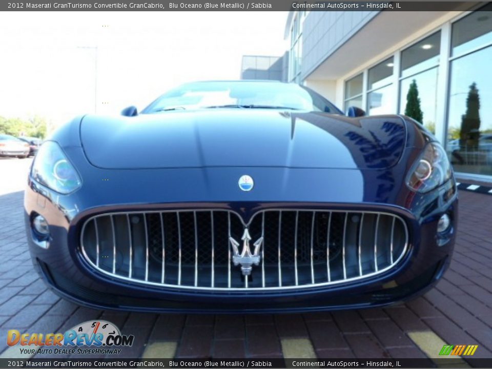 2012 Maserati GranTurismo Convertible GranCabrio Blu Oceano (Blue Metallic) / Sabbia Photo #5