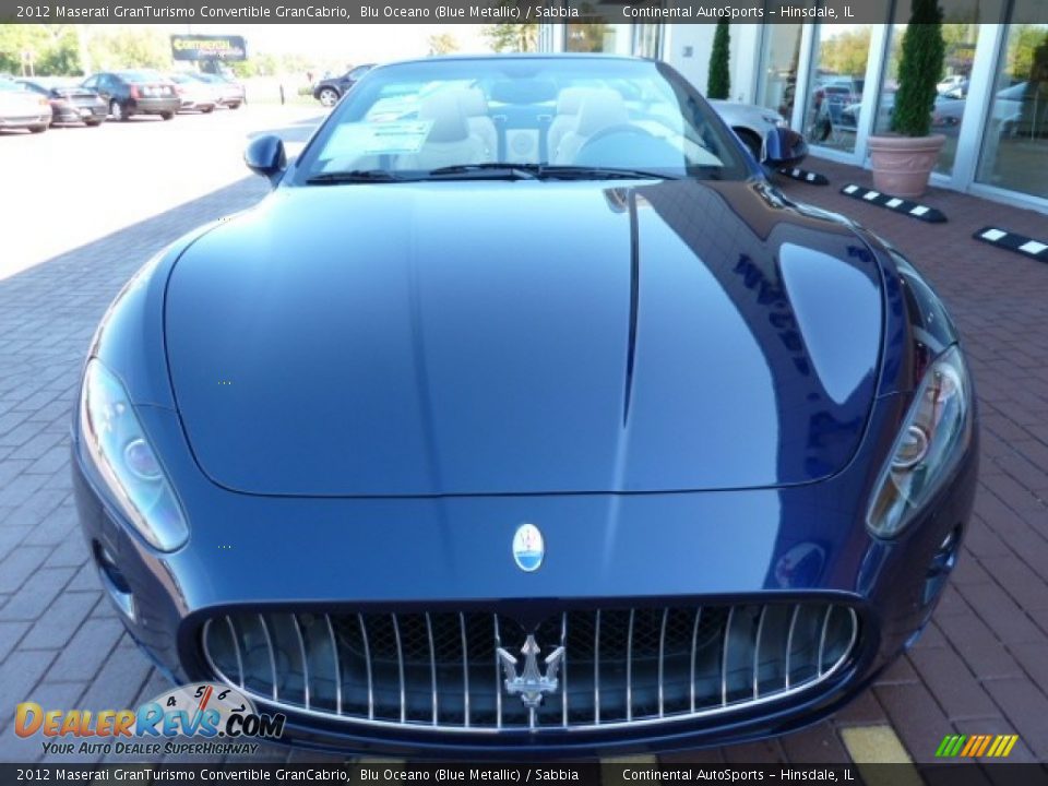 2012 Maserati GranTurismo Convertible GranCabrio Blu Oceano (Blue Metallic) / Sabbia Photo #6