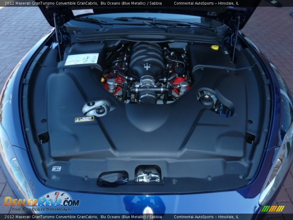 2012 Maserati GranTurismo Convertible GranCabrio 4.7 Liter DOHC 32-Valve VVT V8 Engine Photo #7