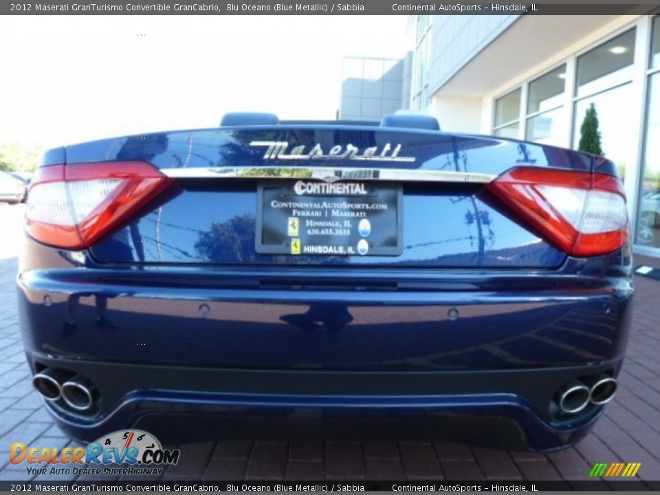 2012 Maserati GranTurismo Convertible GranCabrio Blu Oceano (Blue Metallic) / Sabbia Photo #8