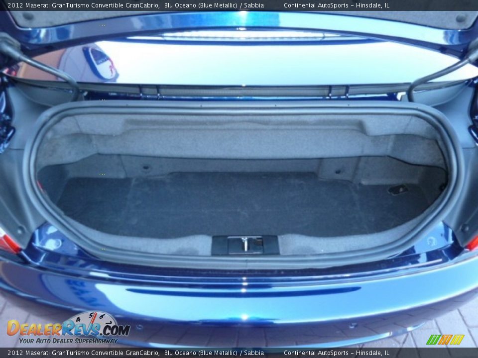 2012 Maserati GranTurismo Convertible GranCabrio Trunk Photo #10