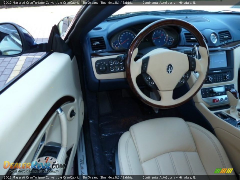 Sabbia Interior - 2012 Maserati GranTurismo Convertible GranCabrio Photo #11