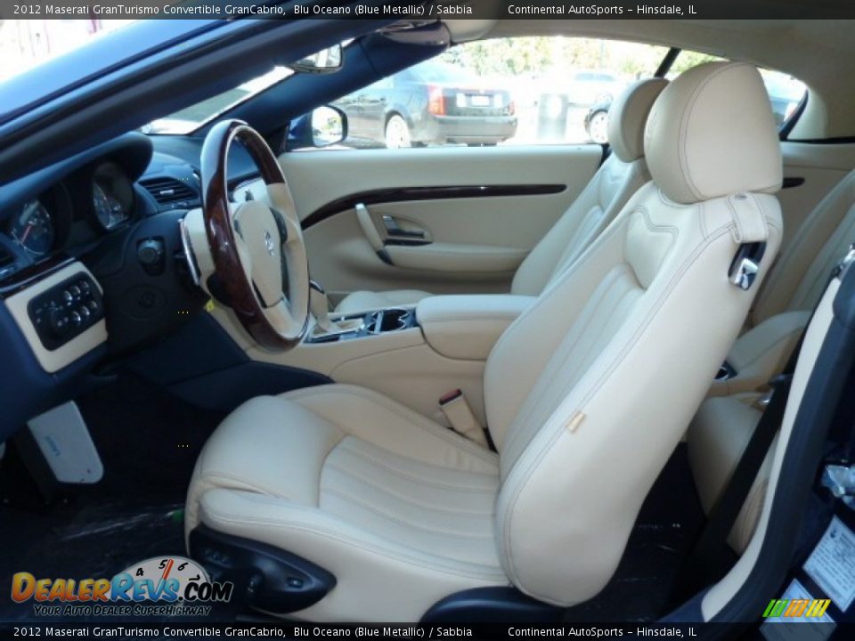 Sabbia Interior - 2012 Maserati GranTurismo Convertible GranCabrio Photo #12
