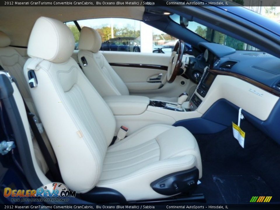 Sabbia Interior - 2012 Maserati GranTurismo Convertible GranCabrio Photo #19