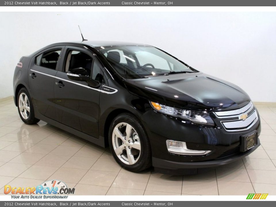 2012 Chevrolet Volt Hatchback Black / Jet Black/Dark Accents Photo #1