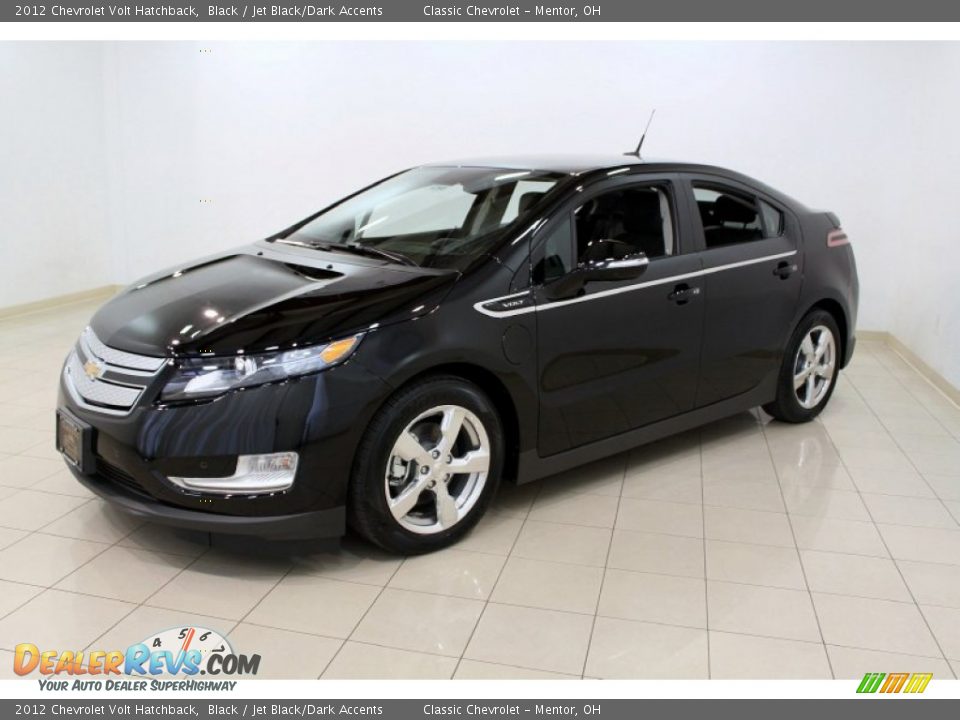 2012 Chevrolet Volt Hatchback Black / Jet Black/Dark Accents Photo #3