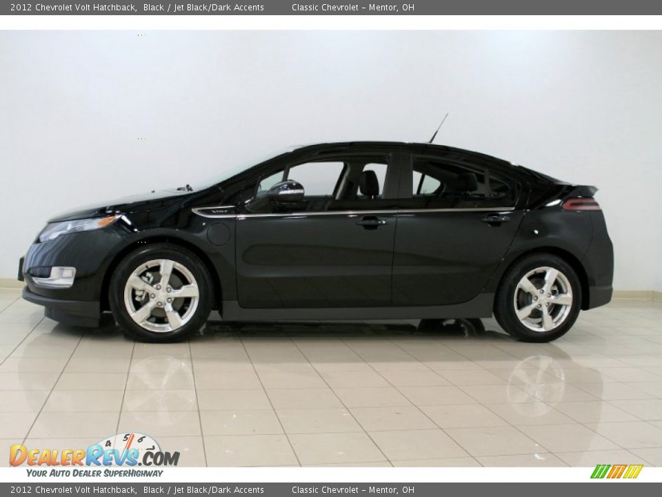 Black 2012 Chevrolet Volt Hatchback Photo #5