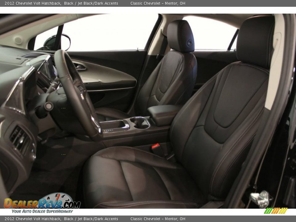 Jet Black/Dark Accents Interior - 2012 Chevrolet Volt Hatchback Photo #15