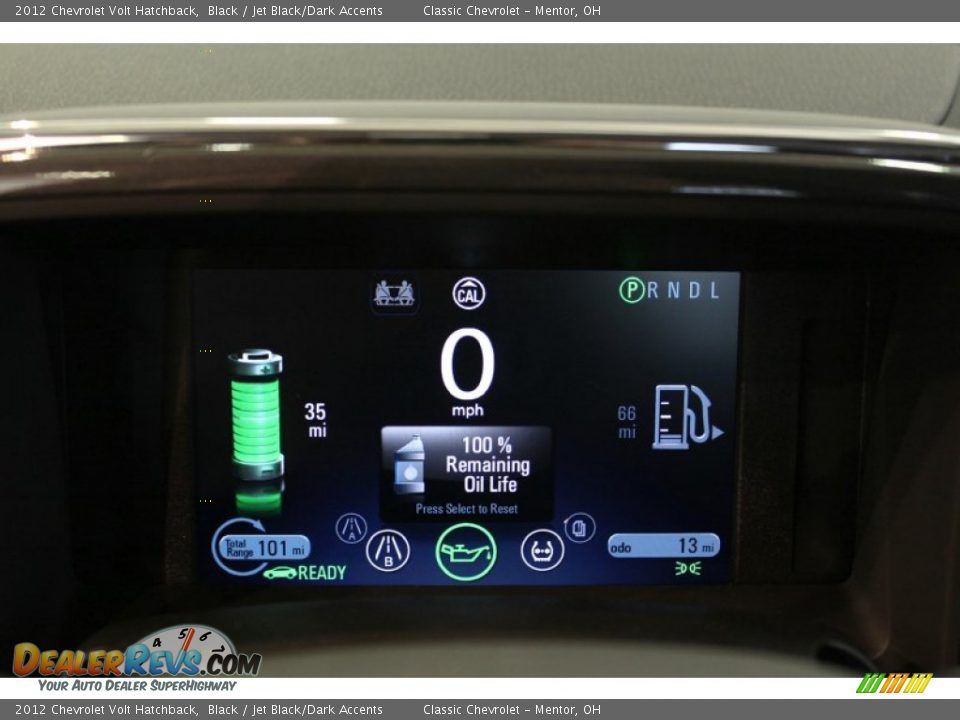 2012 Chevrolet Volt Hatchback Gauges Photo #25