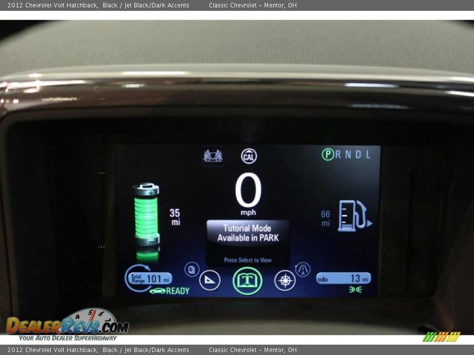 2012 Chevrolet Volt Hatchback Gauges Photo #29