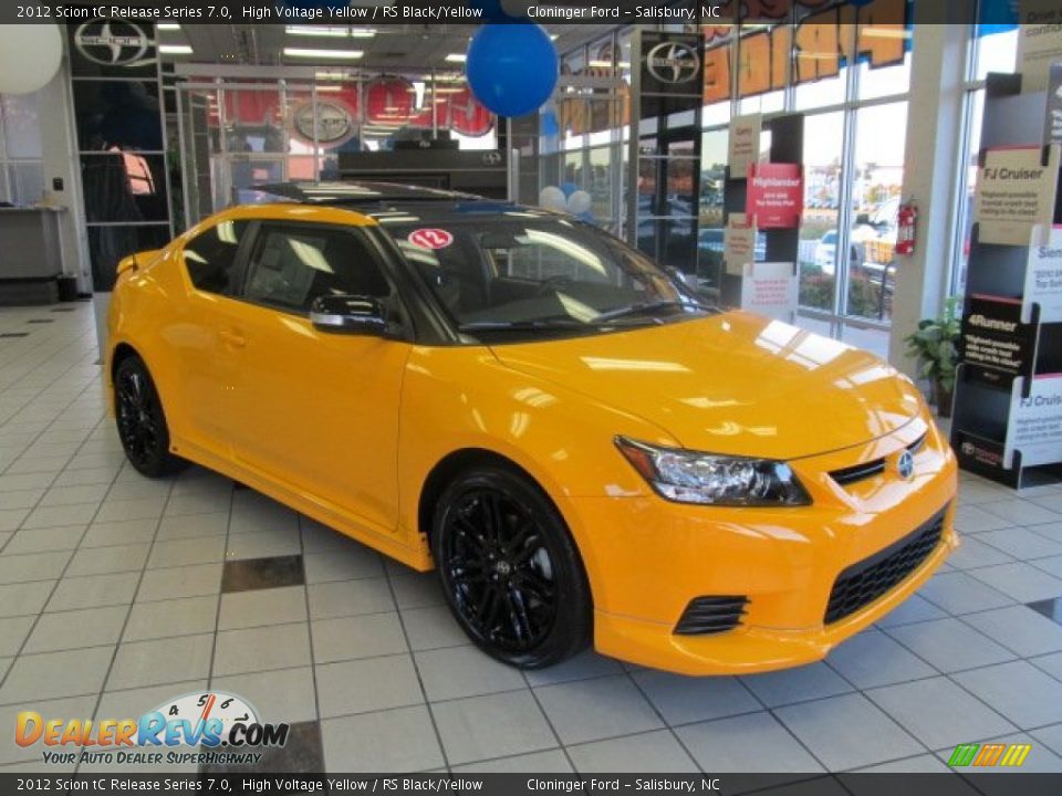 2012 Scion tC Release Series 7.0 High Voltage Yellow / RS Black/Yellow Photo #1