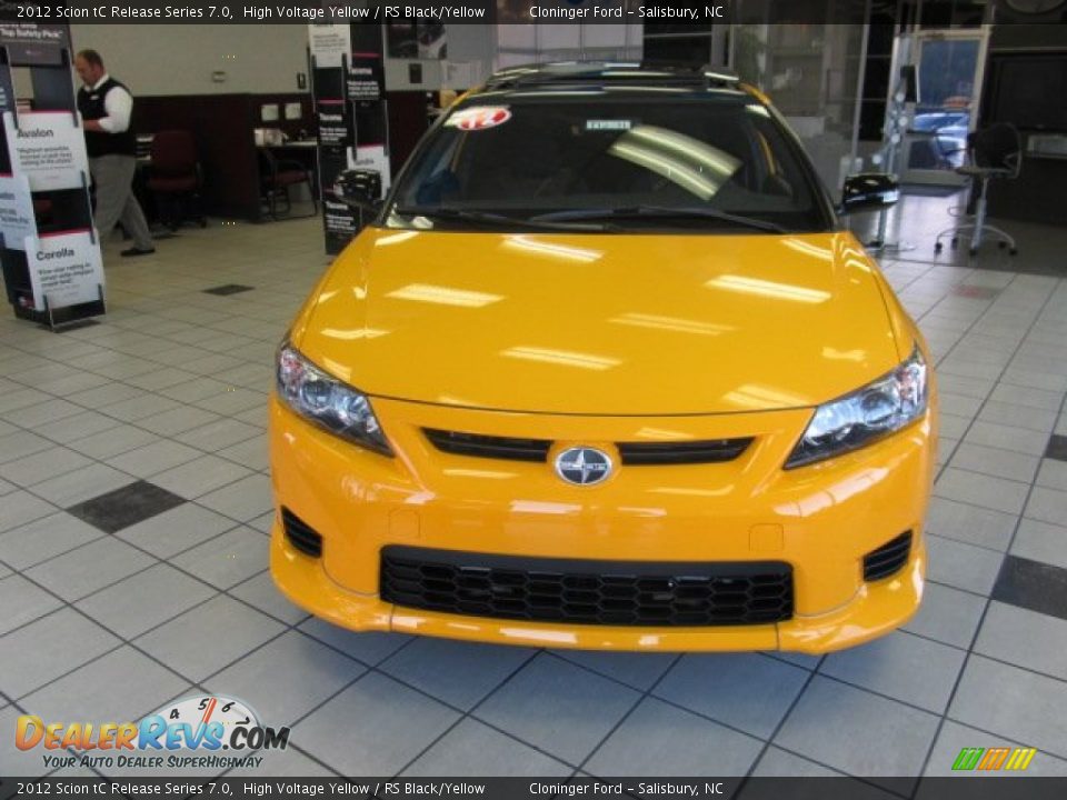 2012 Scion tC Release Series 7.0 High Voltage Yellow / RS Black/Yellow Photo #2