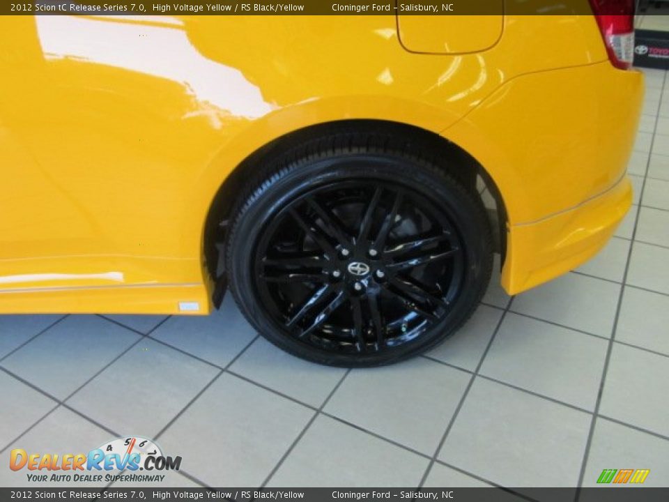 2012 Scion tC Release Series 7.0 High Voltage Yellow / RS Black/Yellow Photo #10