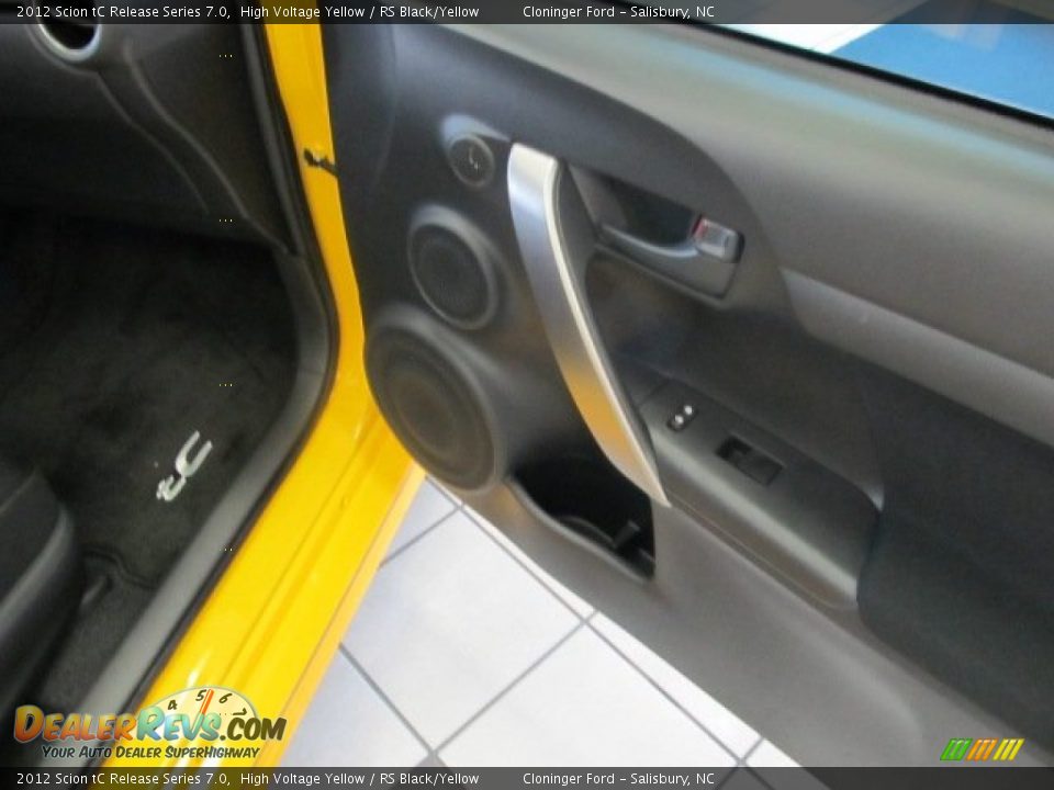 2012 Scion tC Release Series 7.0 High Voltage Yellow / RS Black/Yellow Photo #12