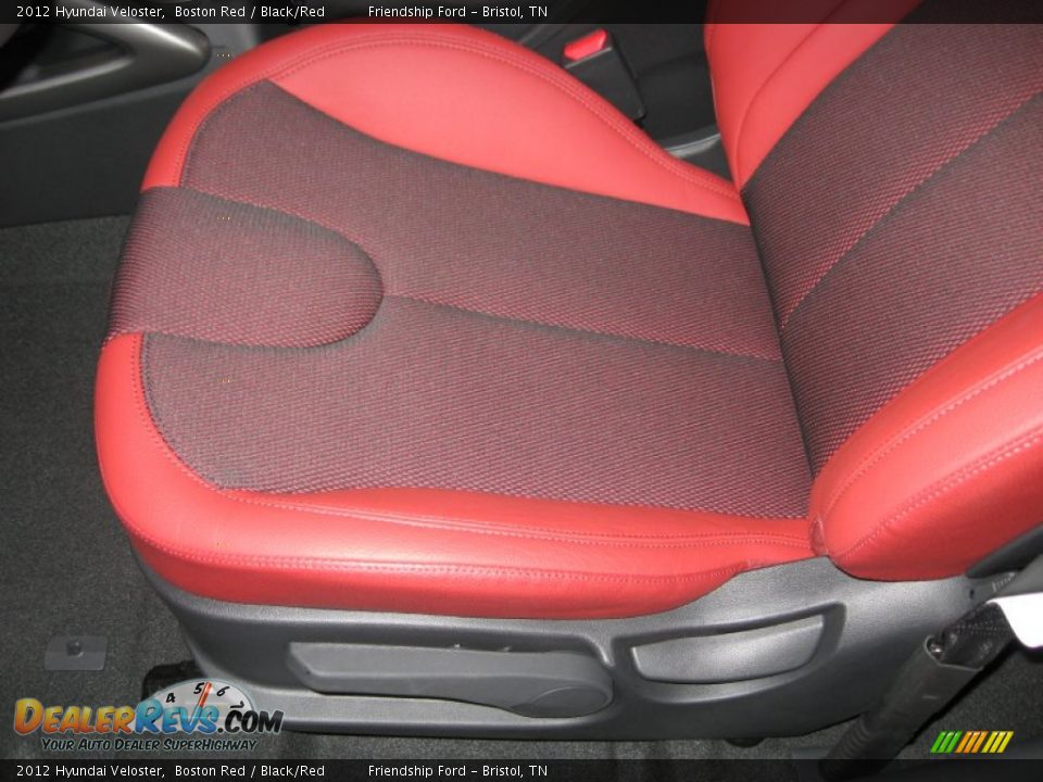 Black/Red Interior - 2012 Hyundai Veloster  Photo #14