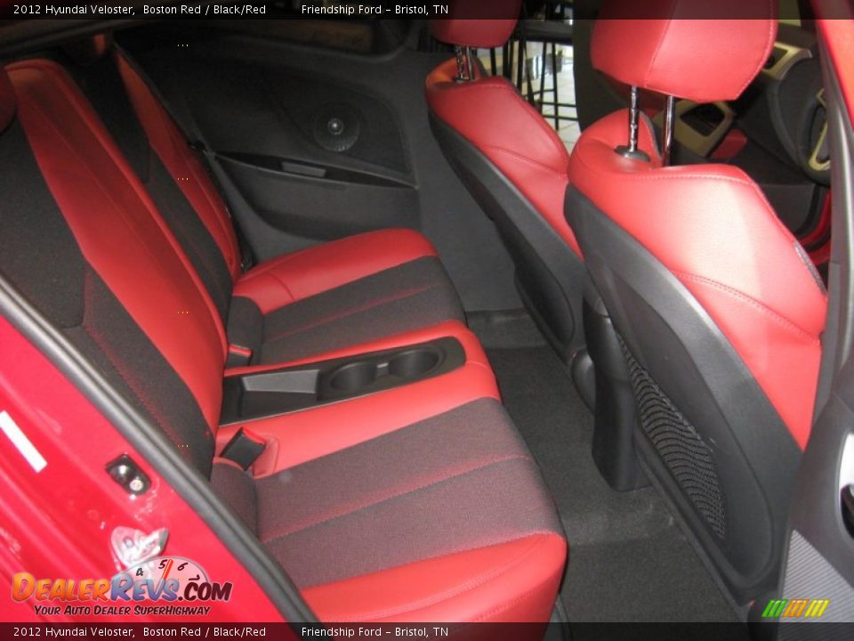 Black/Red Interior - 2012 Hyundai Veloster  Photo #16