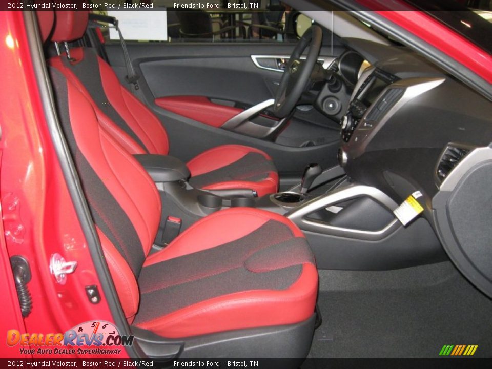 Black/Red Interior - 2012 Hyundai Veloster  Photo #19