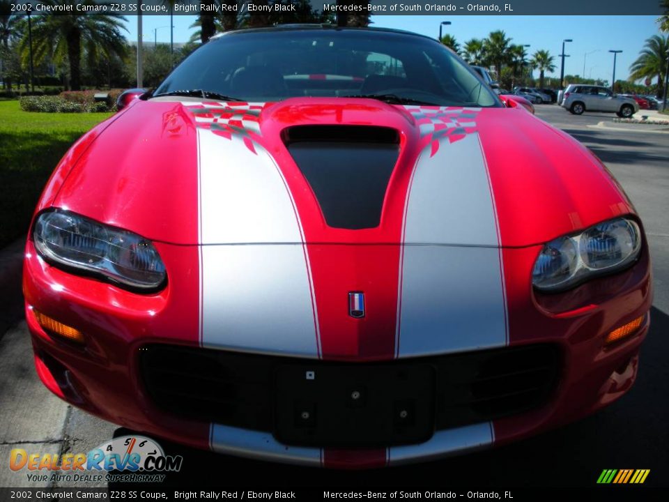 2002 Chevrolet Camaro Z28 SS Coupe Bright Rally Red / Ebony Black Photo #3