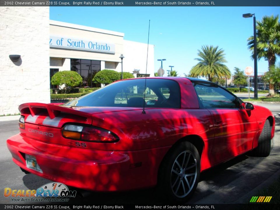 2002 Chevrolet Camaro Z28 SS Coupe Bright Rally Red / Ebony Black Photo #6