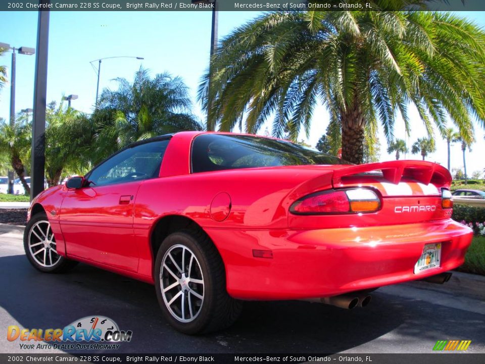 2002 Chevrolet Camaro Z28 SS Coupe Bright Rally Red / Ebony Black Photo #8