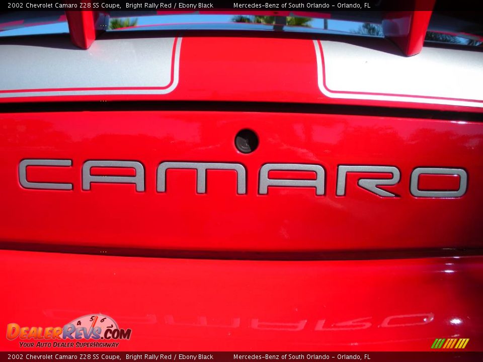 2002 Chevrolet Camaro Z28 SS Coupe Bright Rally Red / Ebony Black Photo #9