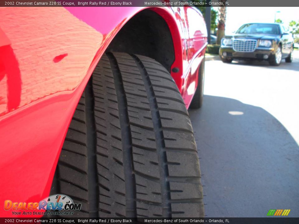 2002 Chevrolet Camaro Z28 SS Coupe Bright Rally Red / Ebony Black Photo #12