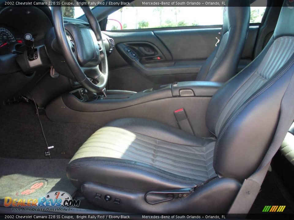 2002 Chevrolet Camaro Z28 SS Coupe Bright Rally Red / Ebony Black Photo #13