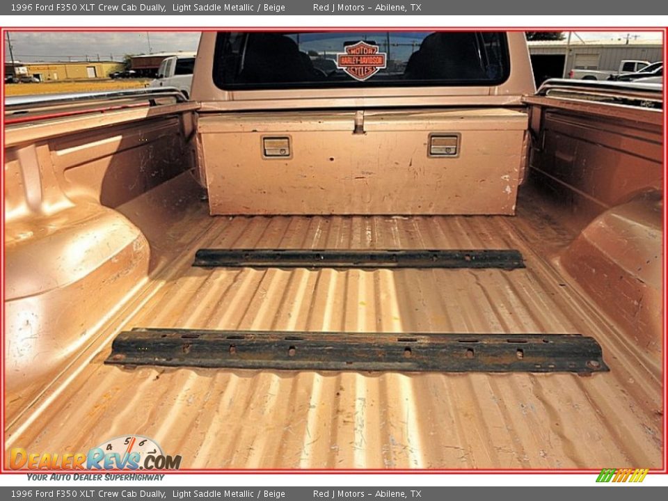 1996 Ford F350 XLT Crew Cab Dually Light Saddle Metallic / Beige Photo #5