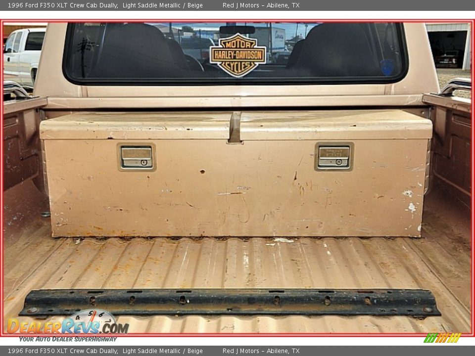 1996 Ford F350 XLT Crew Cab Dually Light Saddle Metallic / Beige Photo #18