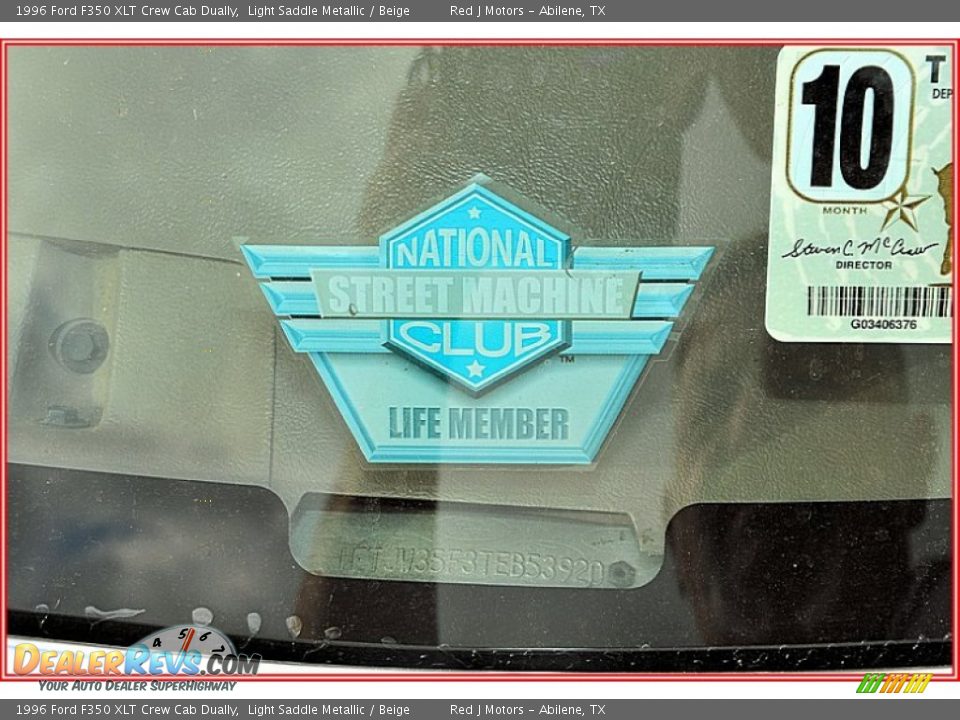 1996 Ford F350 XLT Crew Cab Dually Light Saddle Metallic / Beige Photo #25