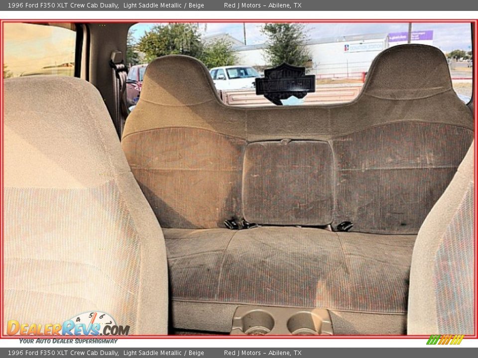 Beige Interior - 1996 Ford F350 XLT Crew Cab Dually Photo #32