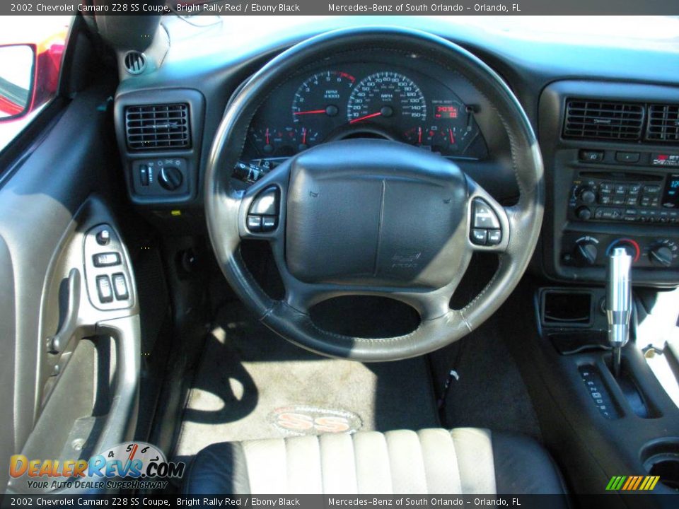 2002 Chevrolet Camaro Z28 SS Coupe Bright Rally Red / Ebony Black Photo #21