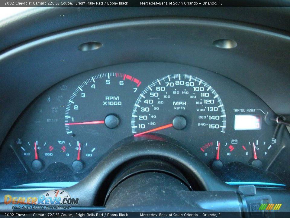 2002 Chevrolet Camaro Z28 SS Coupe Gauges Photo #22