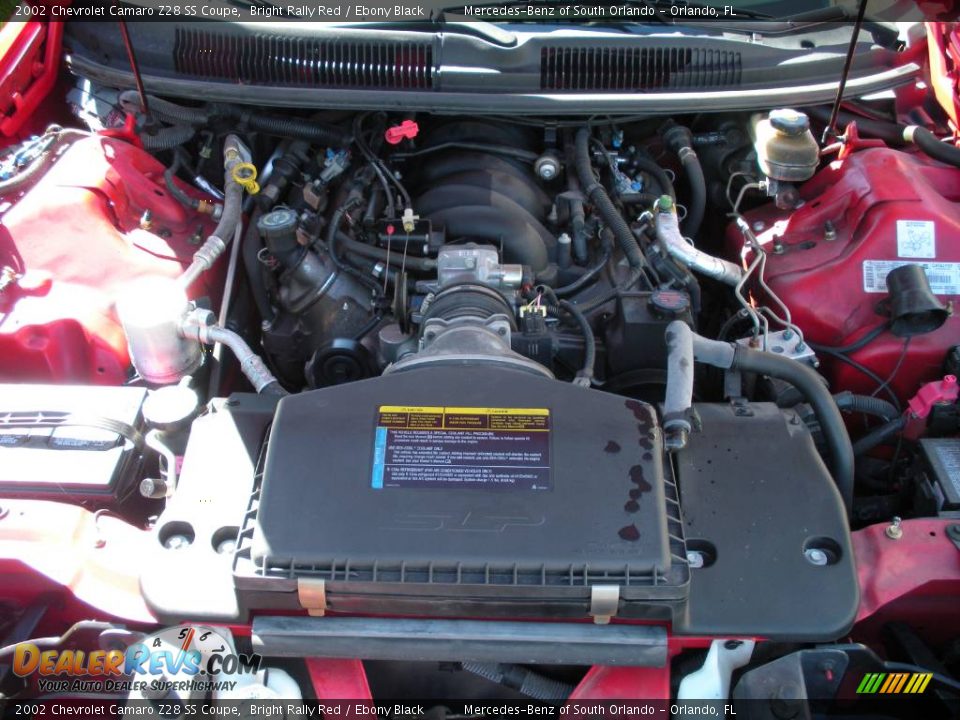 2002 Chevrolet Camaro Z28 SS Coupe 5.7 Liter OHV 16-Valve LS1 V8 Engine Photo #27