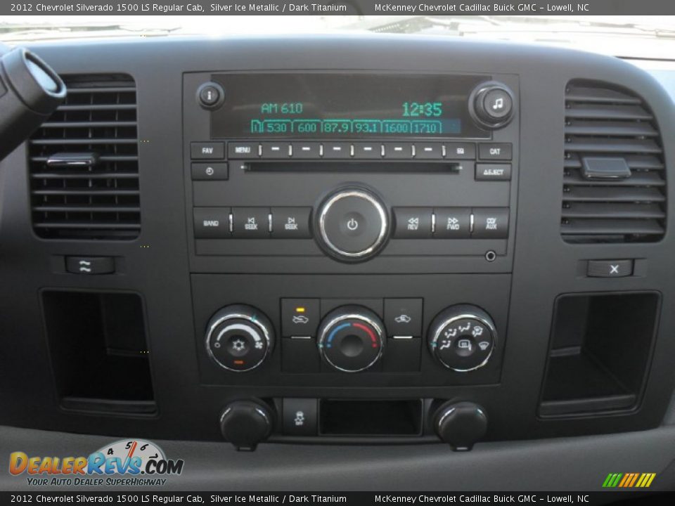 2012 Chevrolet Silverado 1500 LS Regular Cab Silver Ice Metallic / Dark Titanium Photo #10
