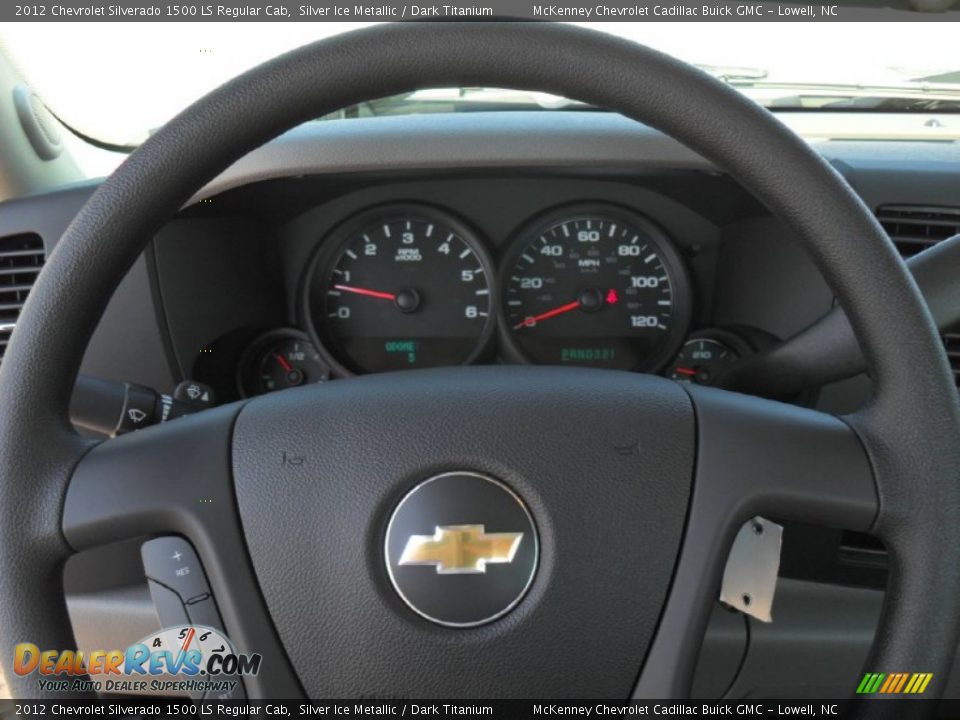 2012 Chevrolet Silverado 1500 LS Regular Cab Steering Wheel Photo #11