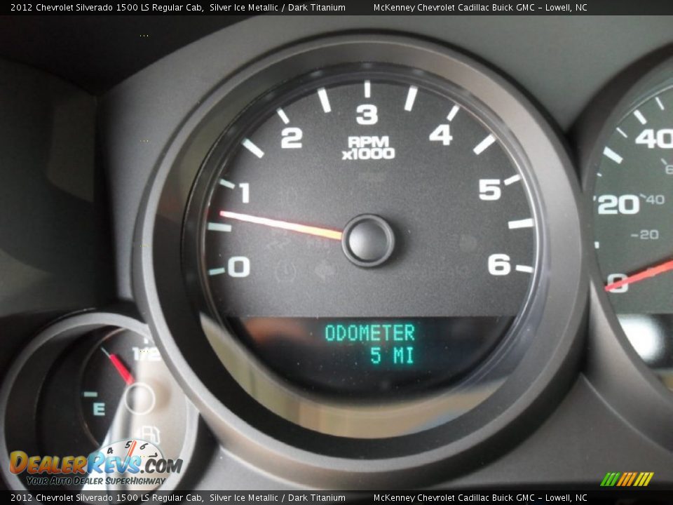 2012 Chevrolet Silverado 1500 LS Regular Cab Silver Ice Metallic / Dark Titanium Photo #12
