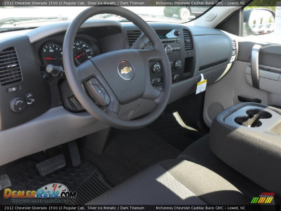 2012 Chevrolet Silverado 1500 LS Regular Cab Silver Ice Metallic / Dark Titanium Photo #20