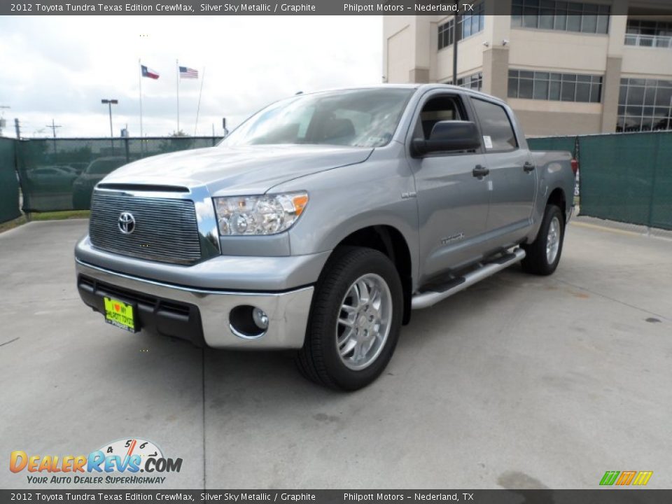 2012 Toyota Tundra Texas Edition CrewMax Silver Sky Metallic / Graphite Photo #7