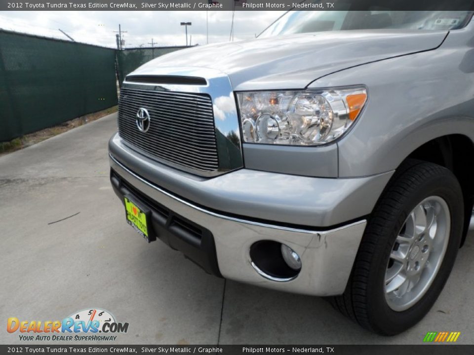 2012 Toyota Tundra Texas Edition CrewMax Silver Sky Metallic / Graphite Photo #10