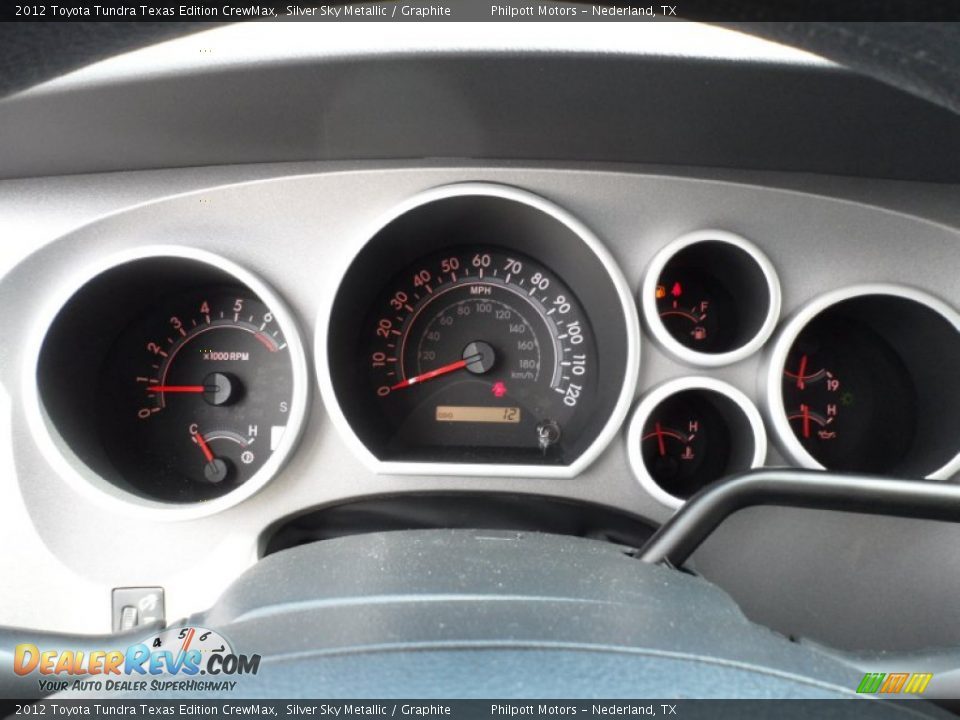 2012 Toyota Tundra Texas Edition CrewMax Gauges Photo #32