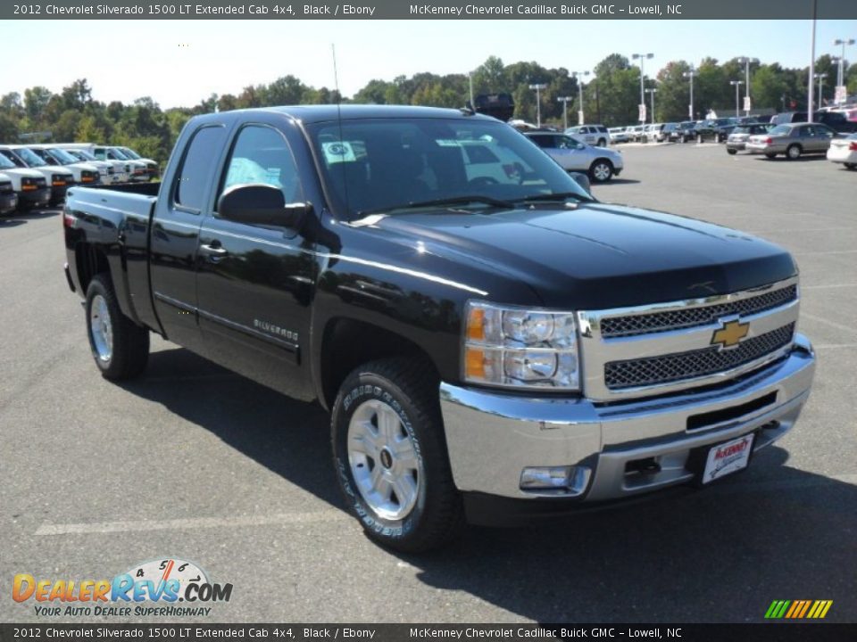 2012 Chevrolet Silverado 1500 LT Extended Cab 4x4 Black / Ebony Photo #5