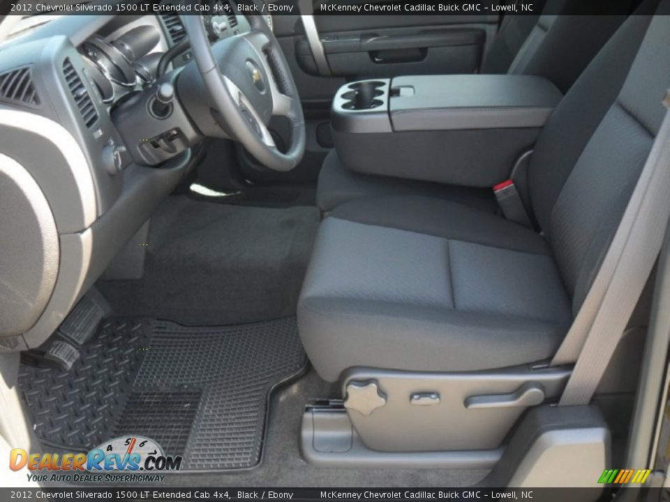 2012 Chevrolet Silverado 1500 LT Extended Cab 4x4 Black / Ebony Photo #7
